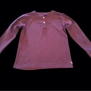 Janie and Jack navy super soft pullover long sleeve top, boys size 5